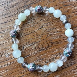 Handmade Crystal Beaded Kandi Bracelett!!!